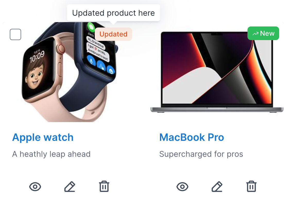 Avo Grid View Badge Title