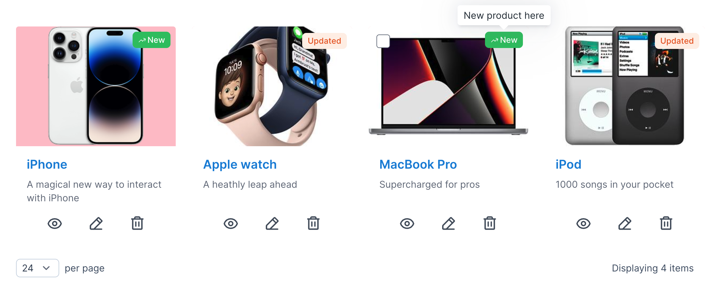 Avo Grid View Badge Element