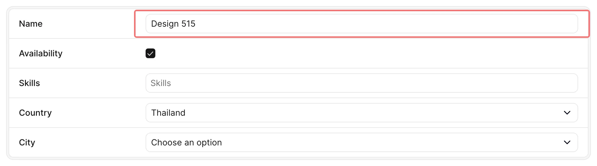 Edit content target